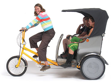 English pedicab, la Calche CM est un tricycle incontournable de